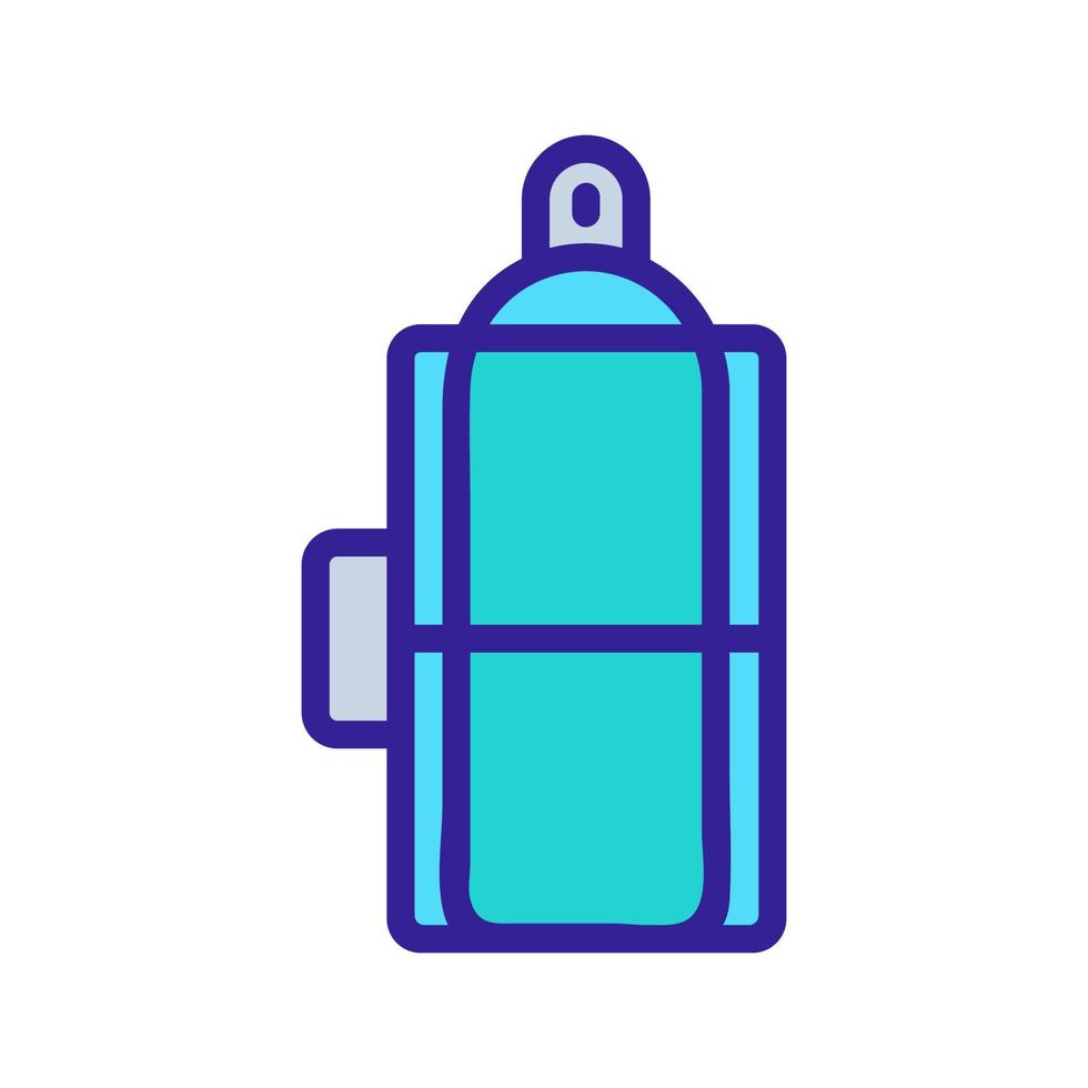 gas butane icon vector. Isolated contour symbol illustration vector