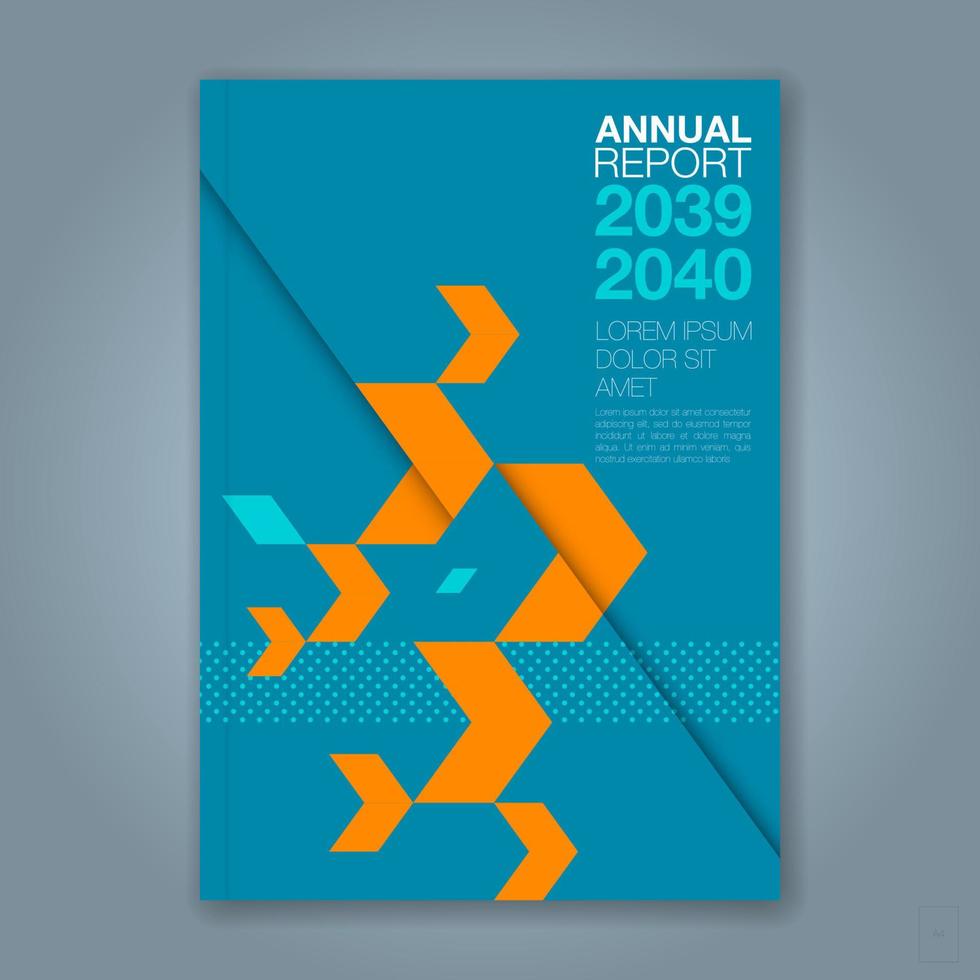 fondo de diseño de formas geométricas mínimas para informe anual de negocios portada de libro folleto folleto cartel vector