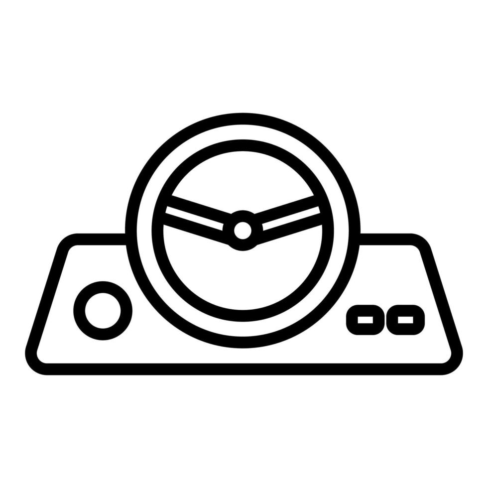 Game joystick icon vector. Isolated contour symbol illustration vector