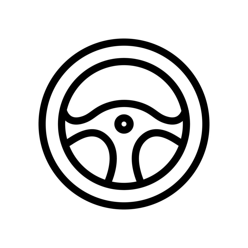 Game joystick icon vector. Isolated contour symbol illustration vector