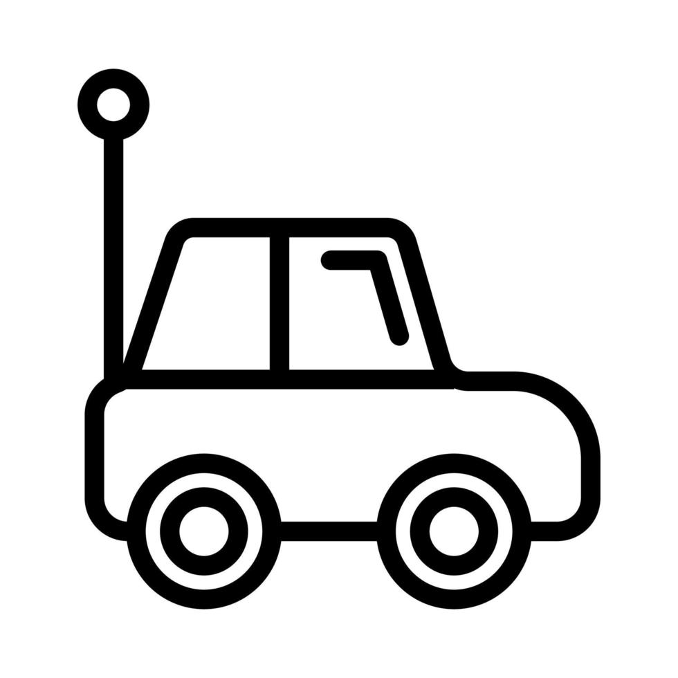 radio-controlled machine icon vector. Isolated contour symbol illustration vector