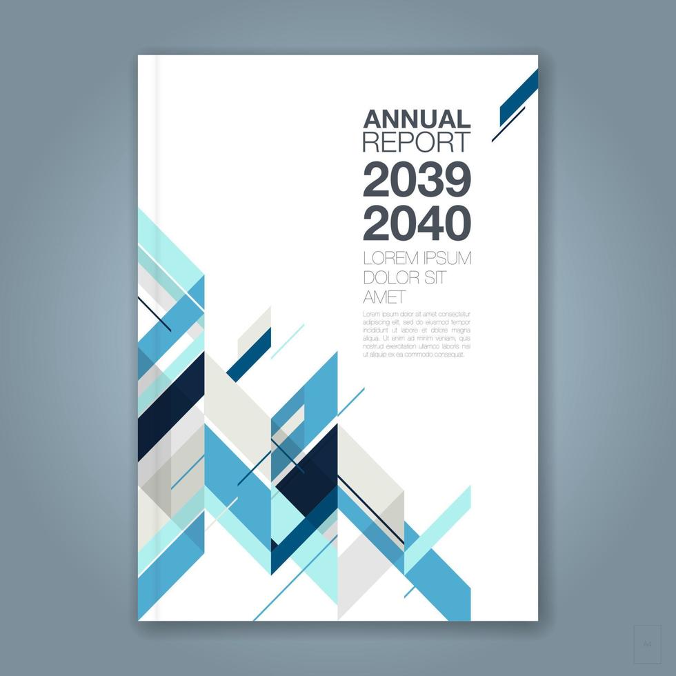 fondo de diseño de formas geométricas mínimas para informe anual de negocios portada de libro folleto folleto cartel vector