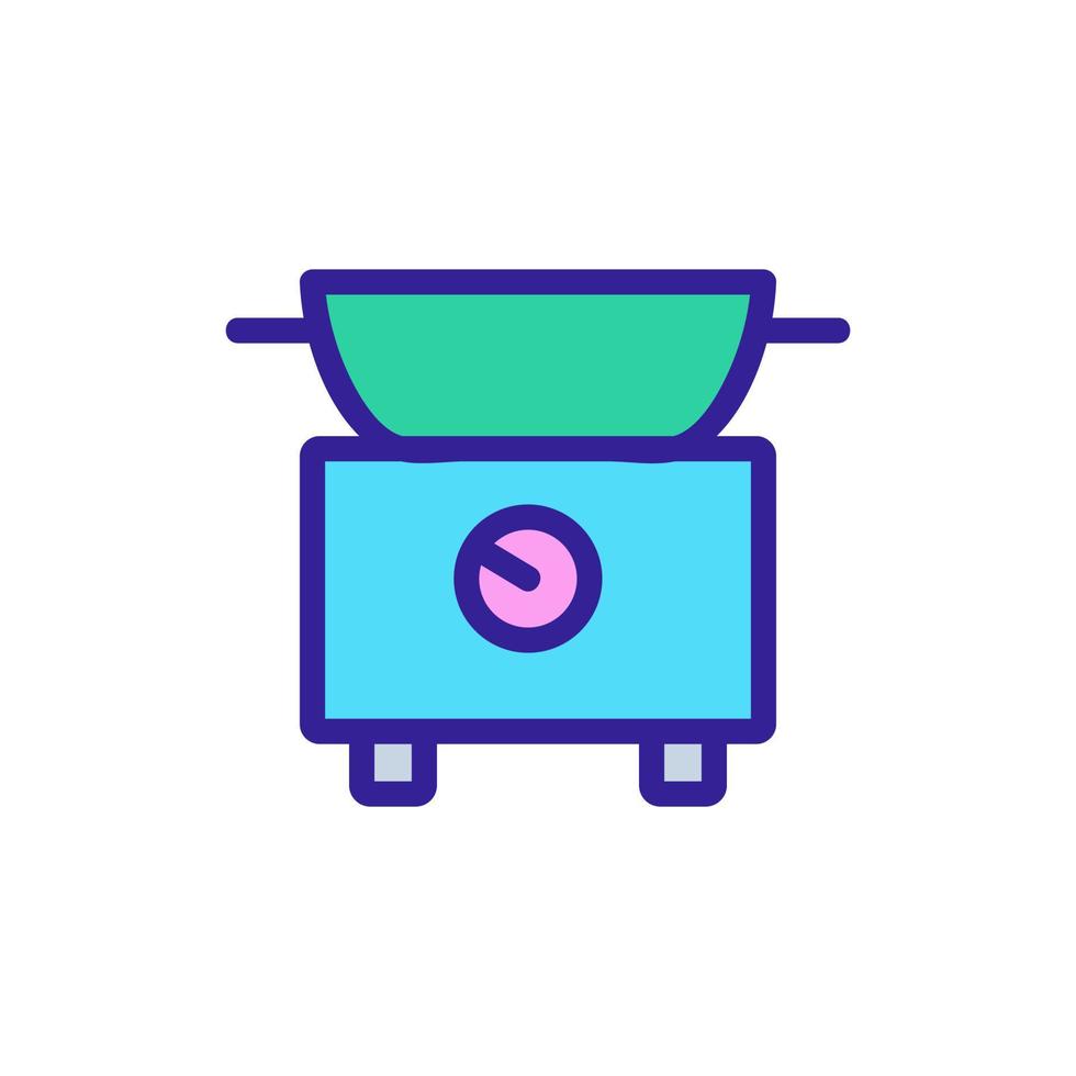 frying basket icon vector outline illustration 9936863 Vector Art at