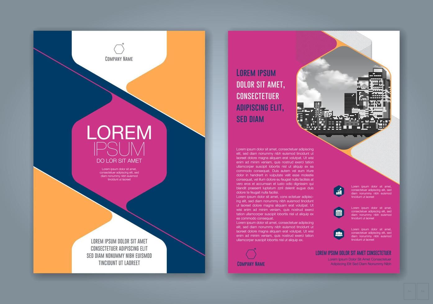 minimal geometric shapes design background for business annual report book cover brochure flyer poster vector