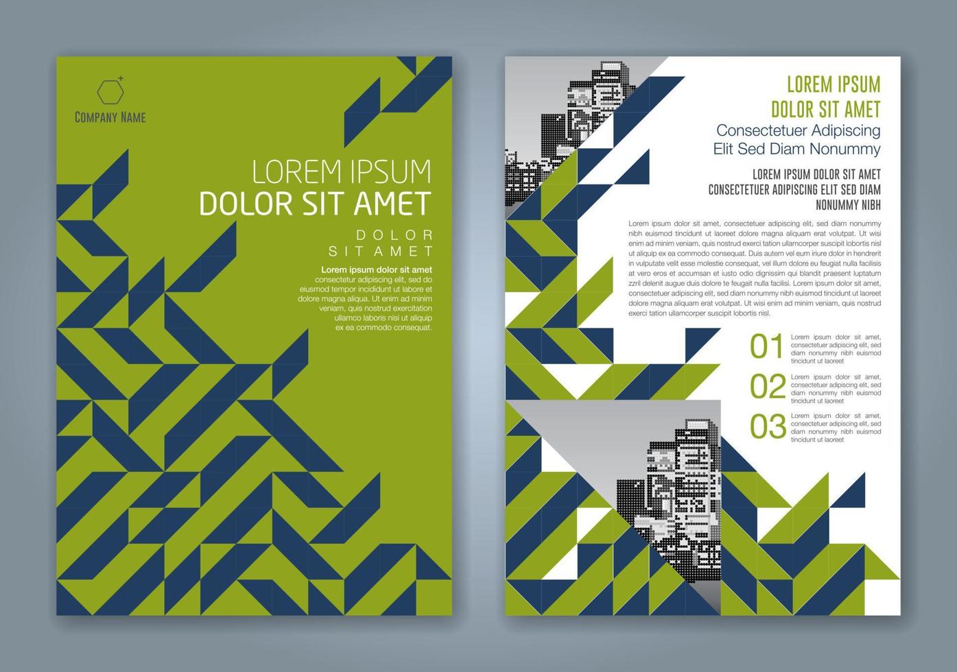 fondo de diseño de formas geométricas mínimas para informe anual de negocios portada de libro folleto folleto cartel vector