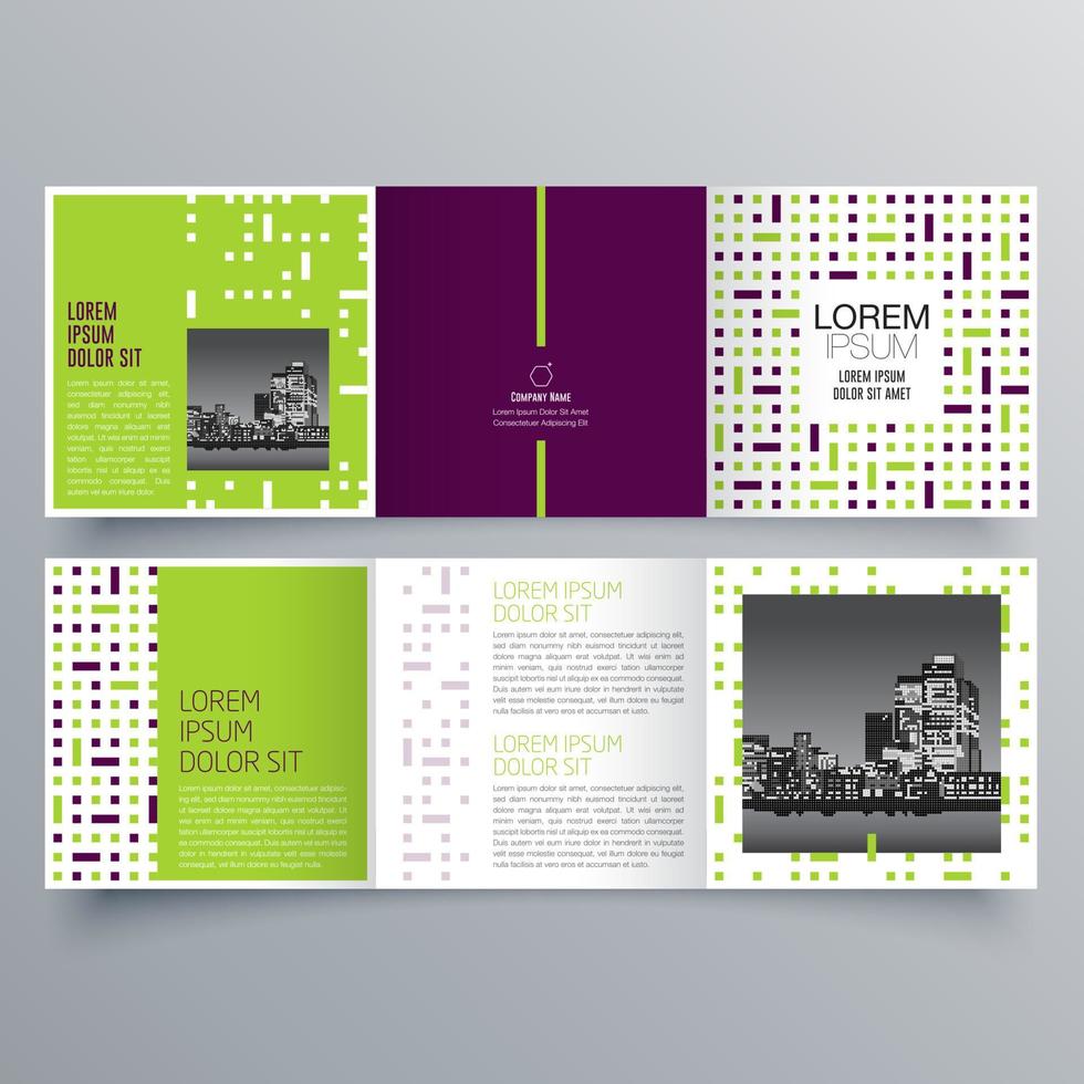 Brochure design 480 vector