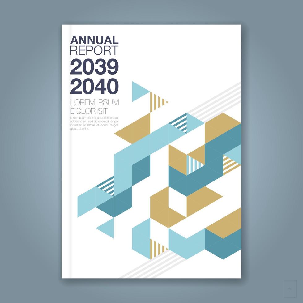 minimal geometric shapes design background for business annual report book cover brochure flyer poster vector