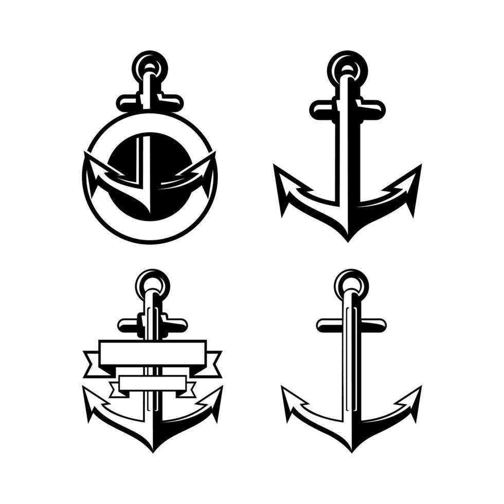 ANCHOR BLACK VECTOR