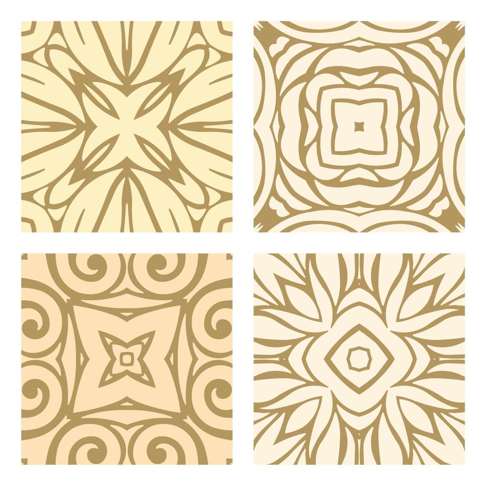 patrones de azulejos diseño sin costuras en ilustración vectorial vector gratis