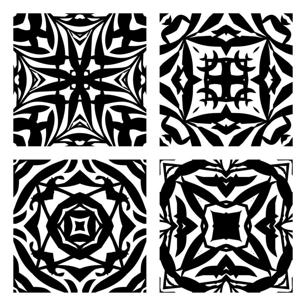 tiles patterns seamless design in Vector illustration Free Vector