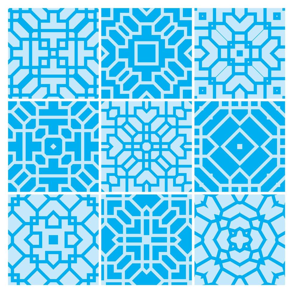 patrones de azulejos diseño sin costuras en ilustración vectorial vector gratis