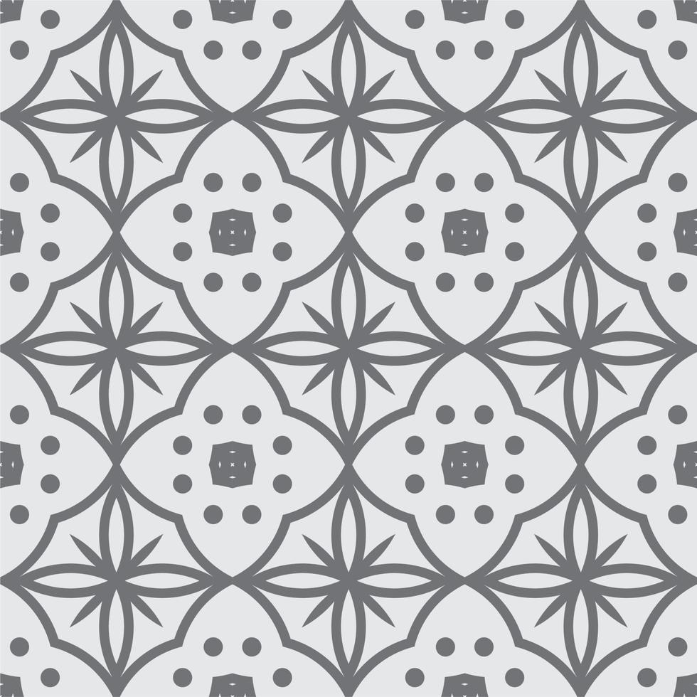 Tiles gray patterns seamless design in Vector illustration Free Vector