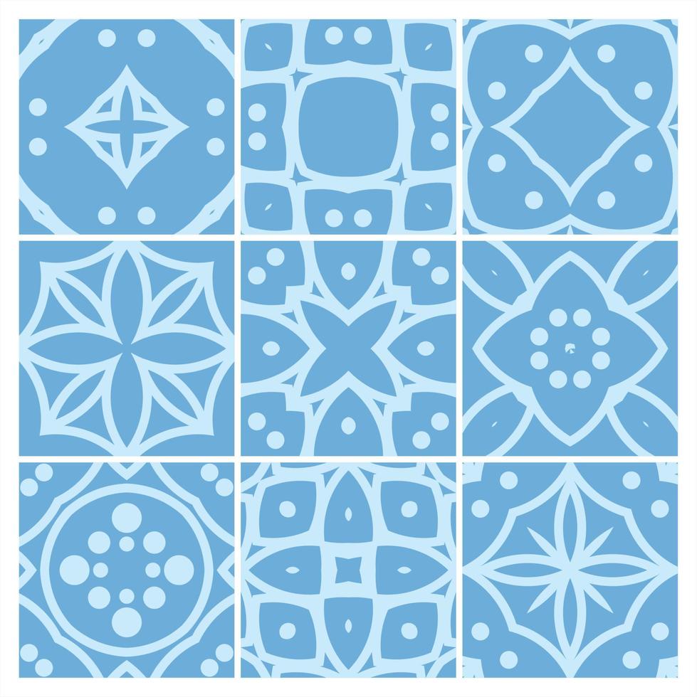 tiles patterns seamless design vector