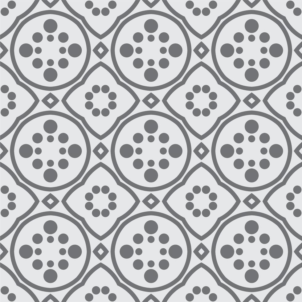 Tiles gray patterns seamless design in Vector illustration Free Vector