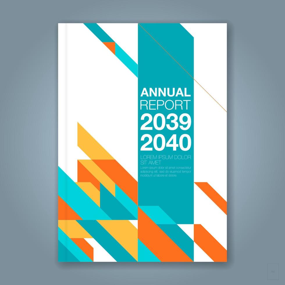 minimal geometric shapes design background for business annual report book cover brochure flyer poster vector