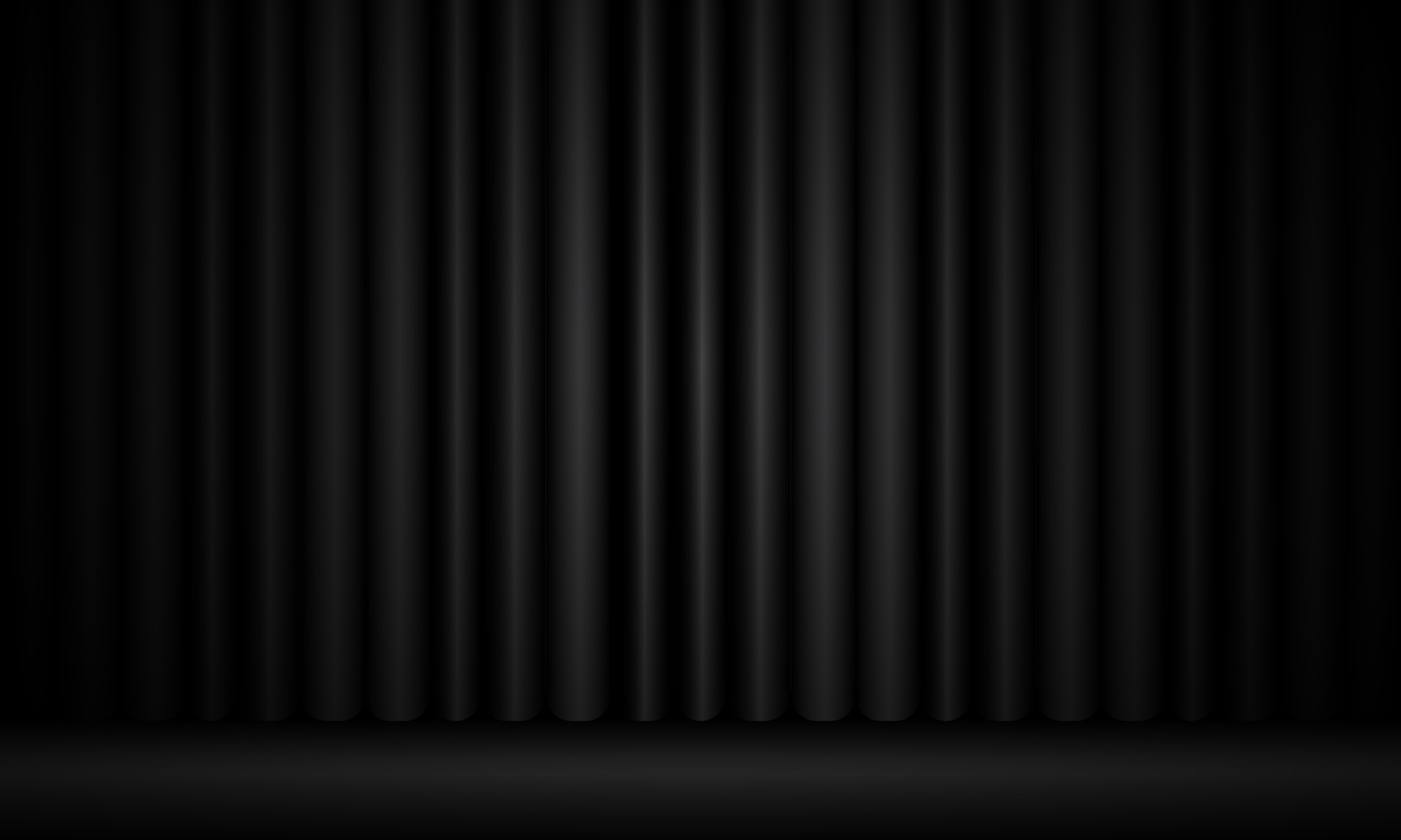 Black Velvet Curtain In Theater Or Cinema Stock Illustration Download Image Now Curtain Black Color Backgrounds iStock