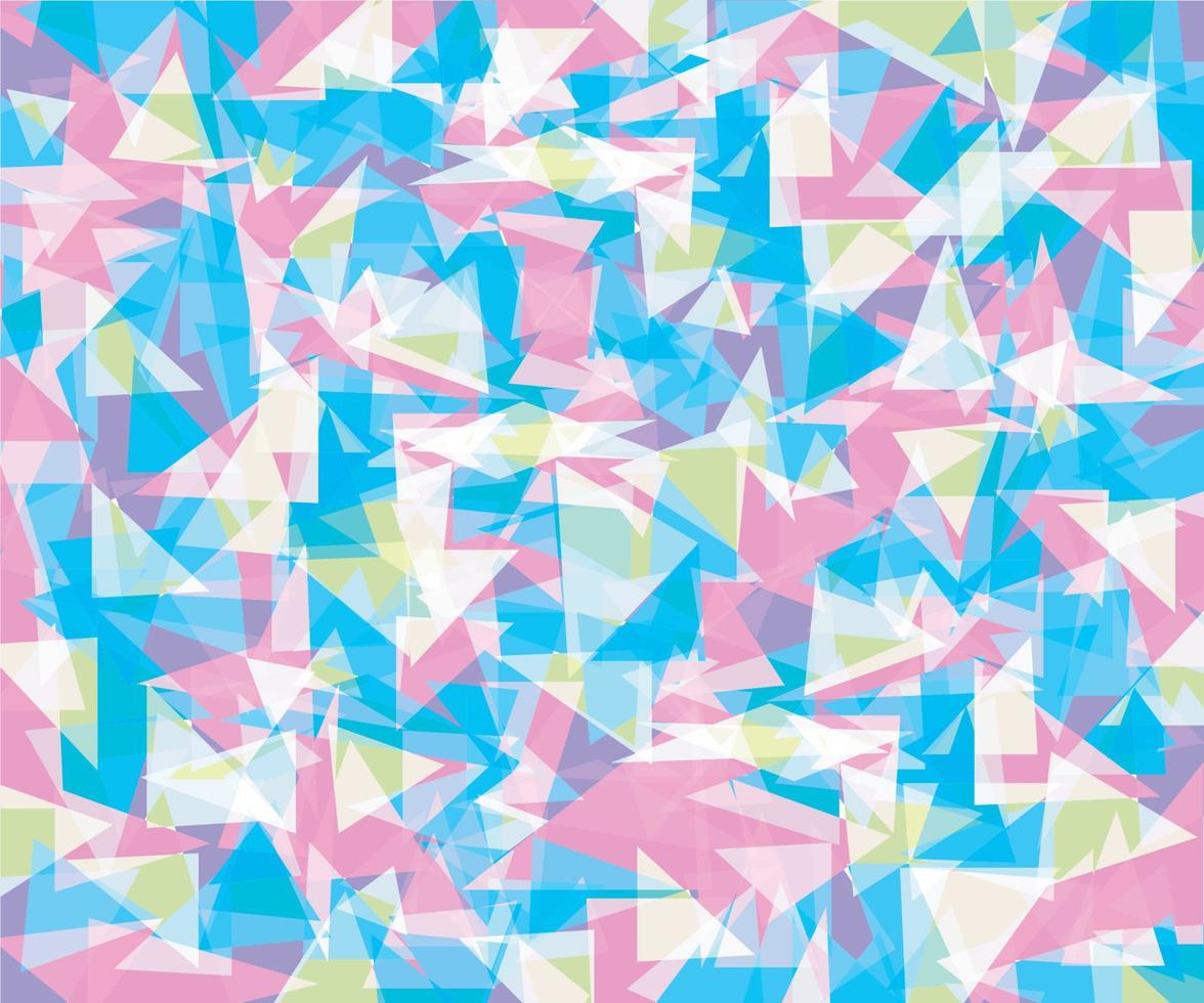 fondo abstracto de formas triangulares multicolores vector