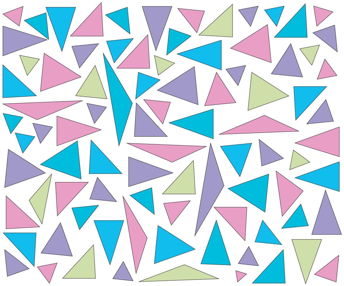 fondo abstracto de formas triangulares multicolores vector