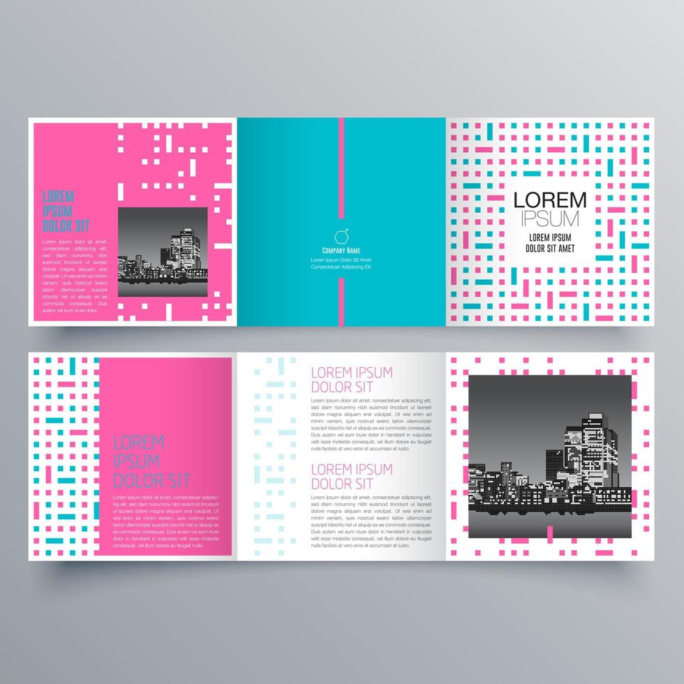 Brochure design 476 vector