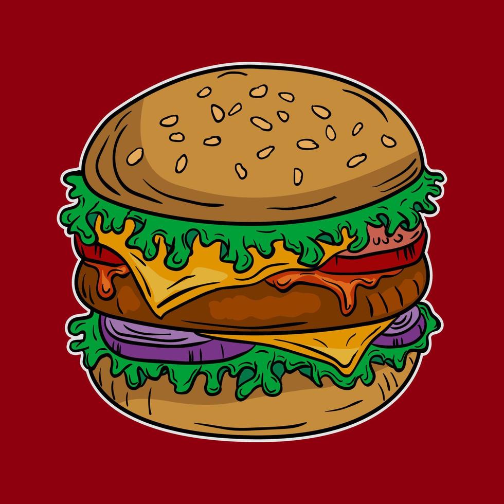 Hamburger Vector Illustration