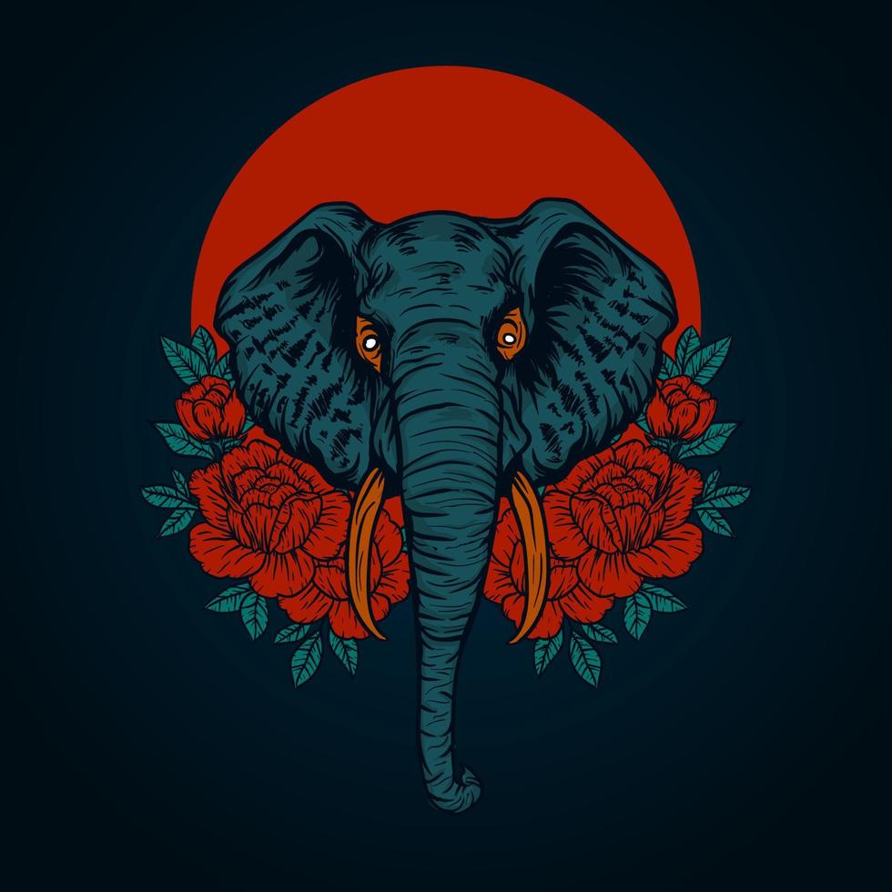 Elephant vector illustration