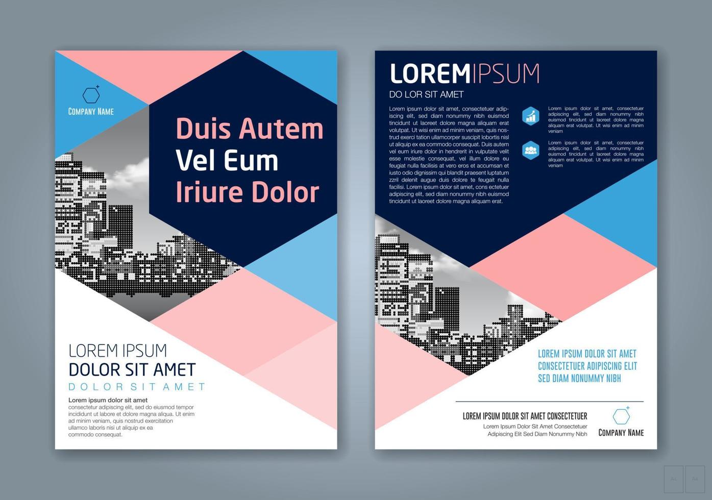 minimal geometric shapes design background for business annual report book cover brochure flyer poster vector