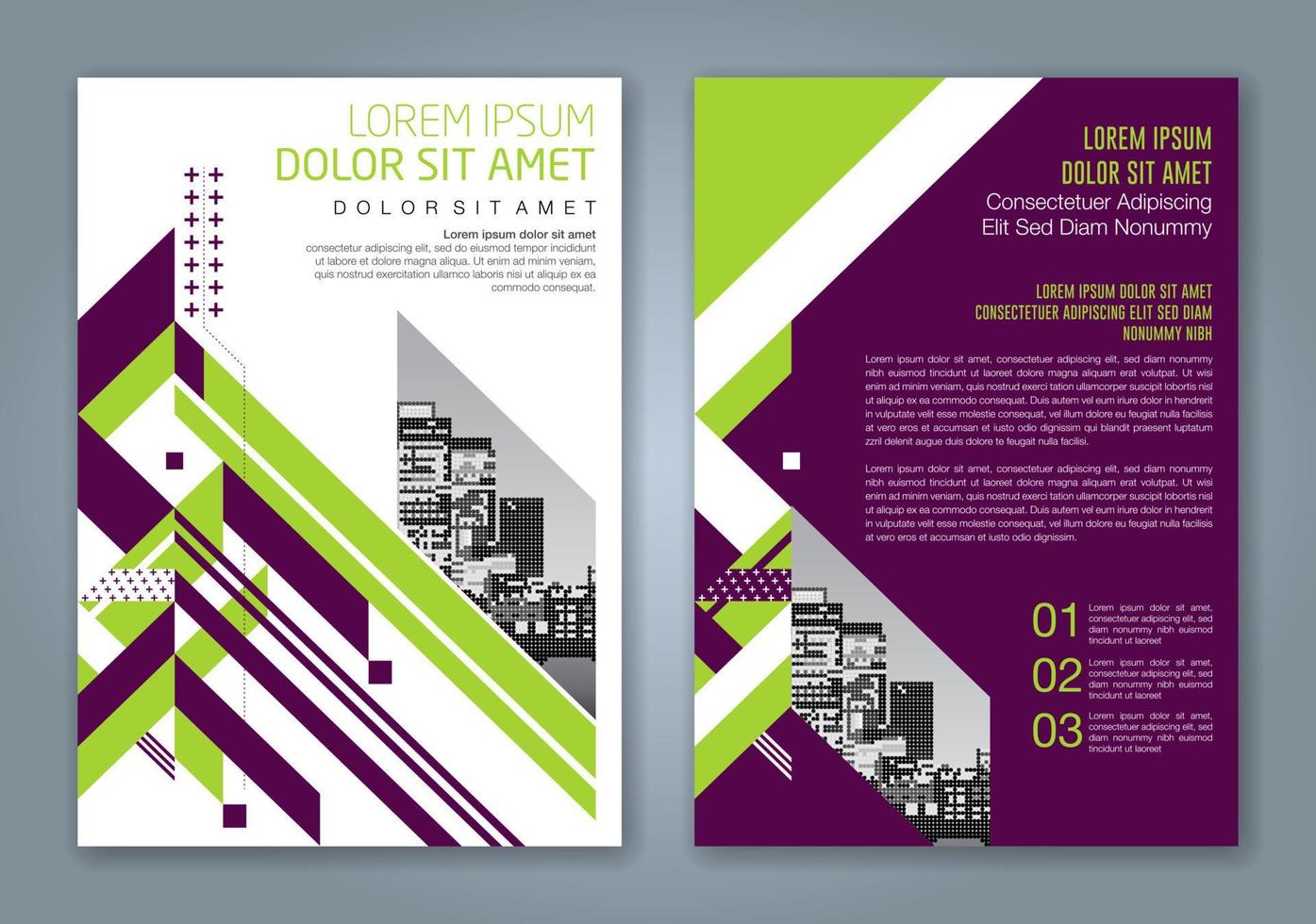 fondo de diseño de formas geométricas mínimas para informe anual de negocios portada de libro folleto folleto cartel vector