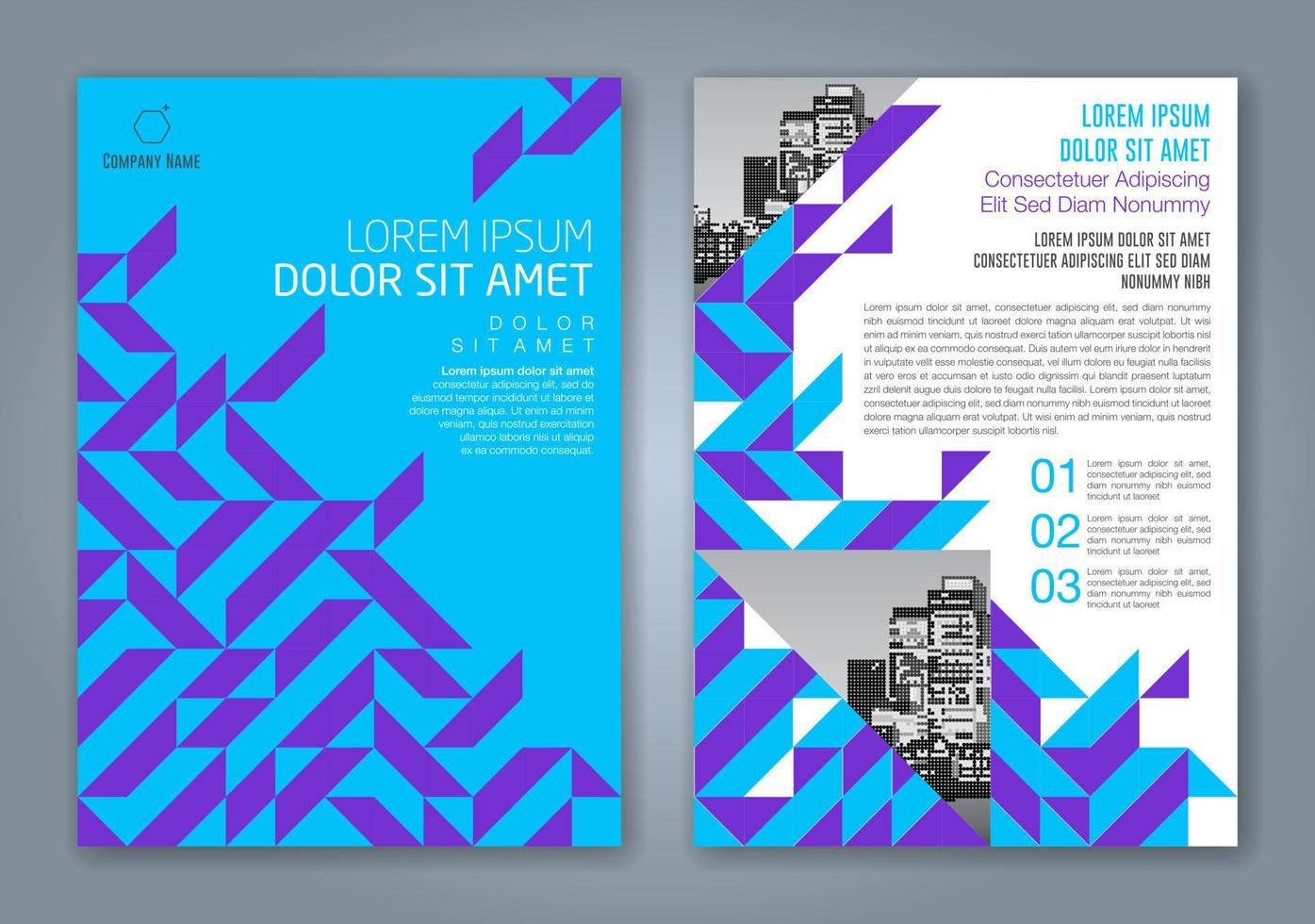 fondo de diseño de formas geométricas mínimas para informe anual de negocios portada de libro folleto folleto cartel vector