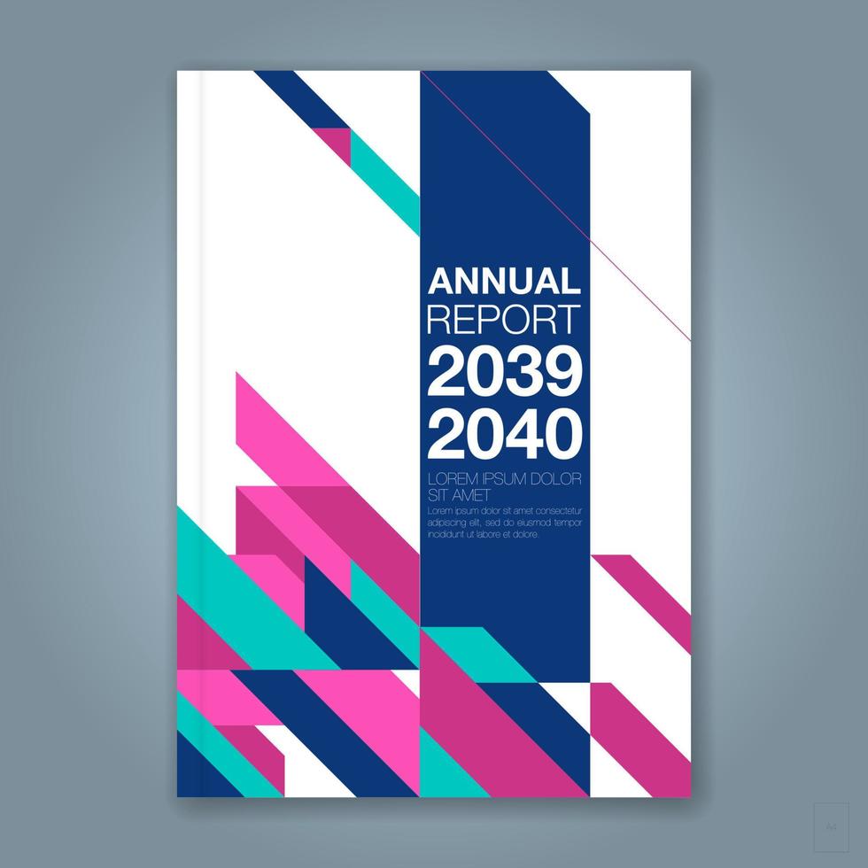 minimal geometric shapes design background for business annual report book cover brochure flyer poster vector