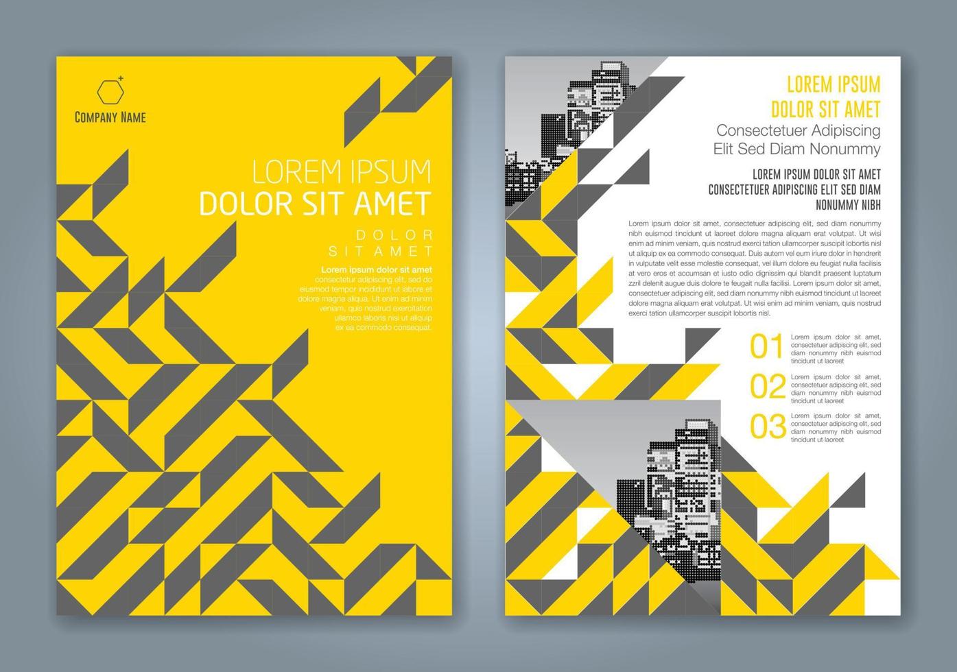 minimal geometric shapes design background for business annual report book cover brochure flyer poster vector