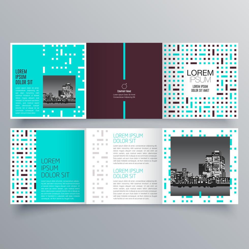 Brochure design 488 vector