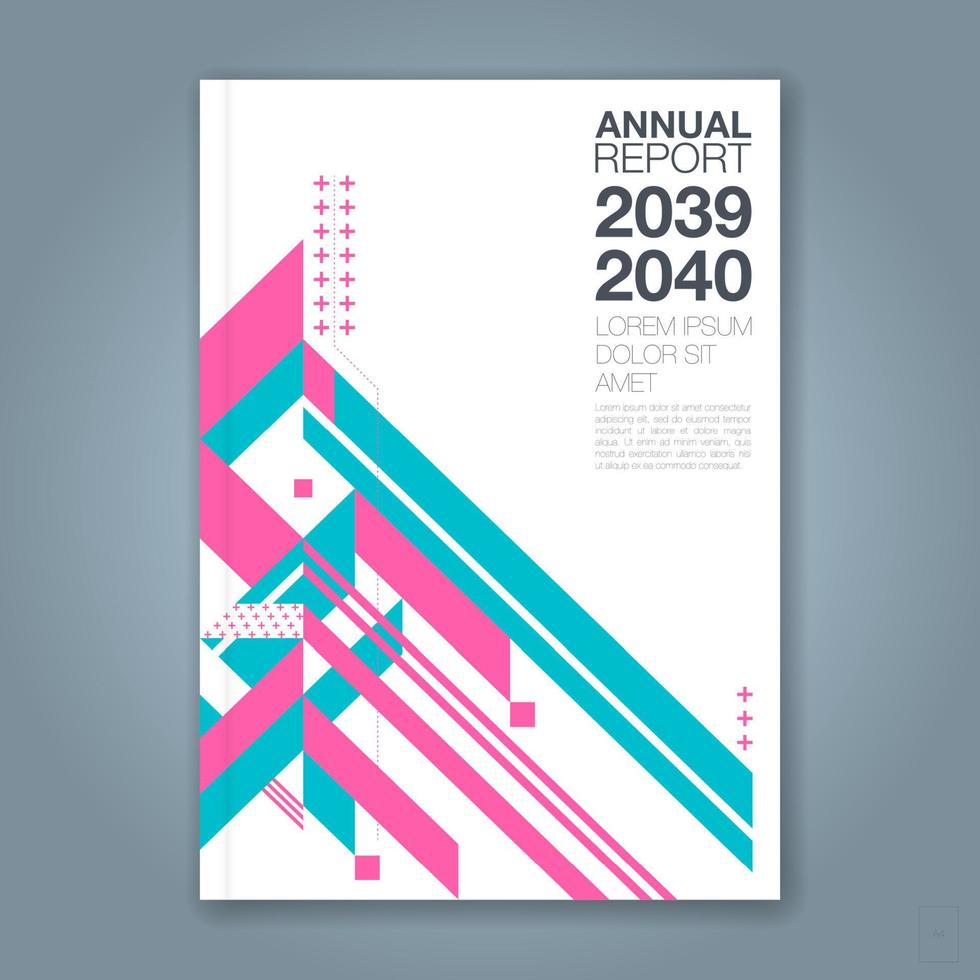 minimal geometric shapes design background for business annual report book cover brochure flyer poster vector