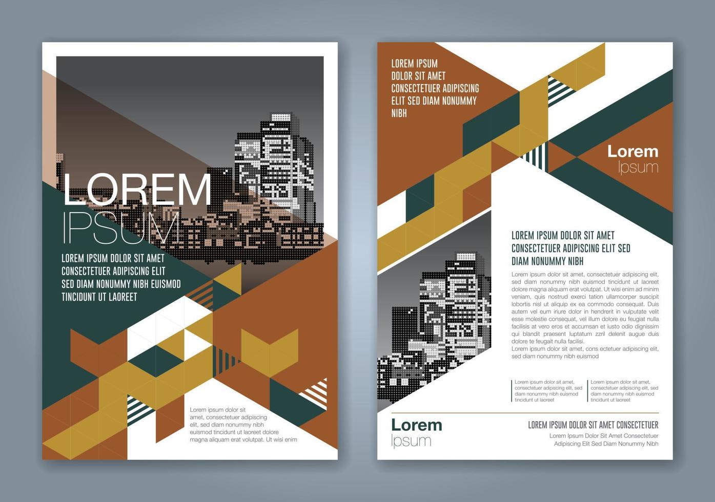 minimal geometric shapes design background for business annual report book cover brochure flyer poster vector
