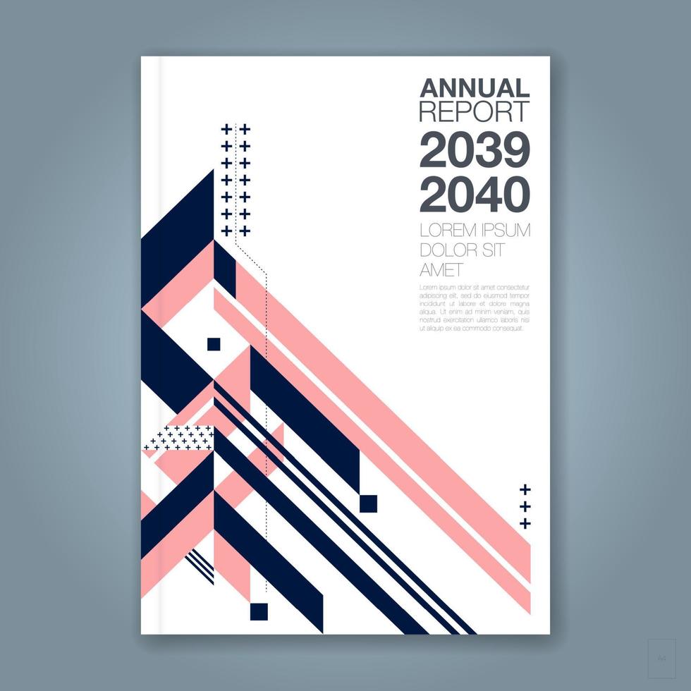 minimal geometric shapes design background for business annual report book cover brochure flyer poster vector