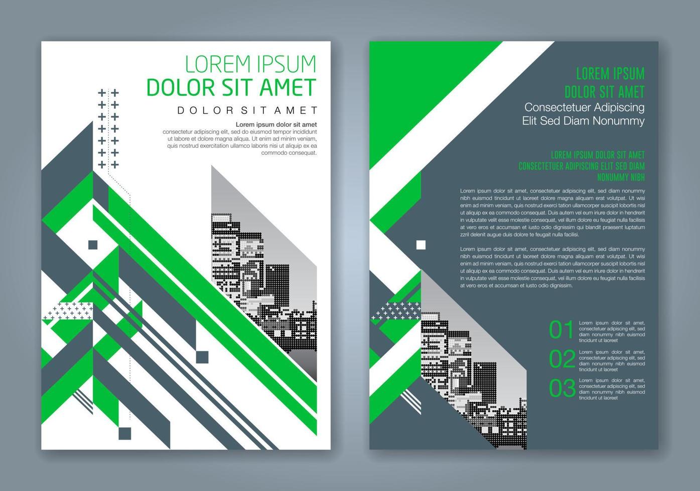 fondo de diseño de formas geométricas mínimas para informe anual de negocios portada de libro folleto folleto cartel vector