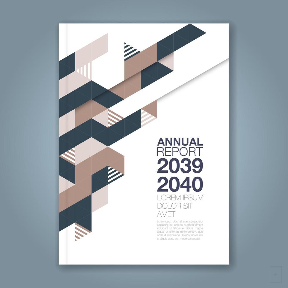 minimal geometric shapes design background for business annual report book cover brochure flyer poster vector