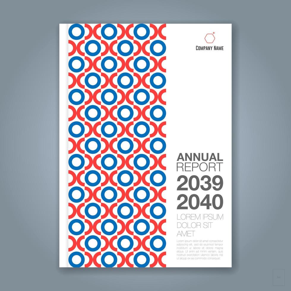 Abstract minimal geometric circle background for business annual report book cover brochure flyer poster vector