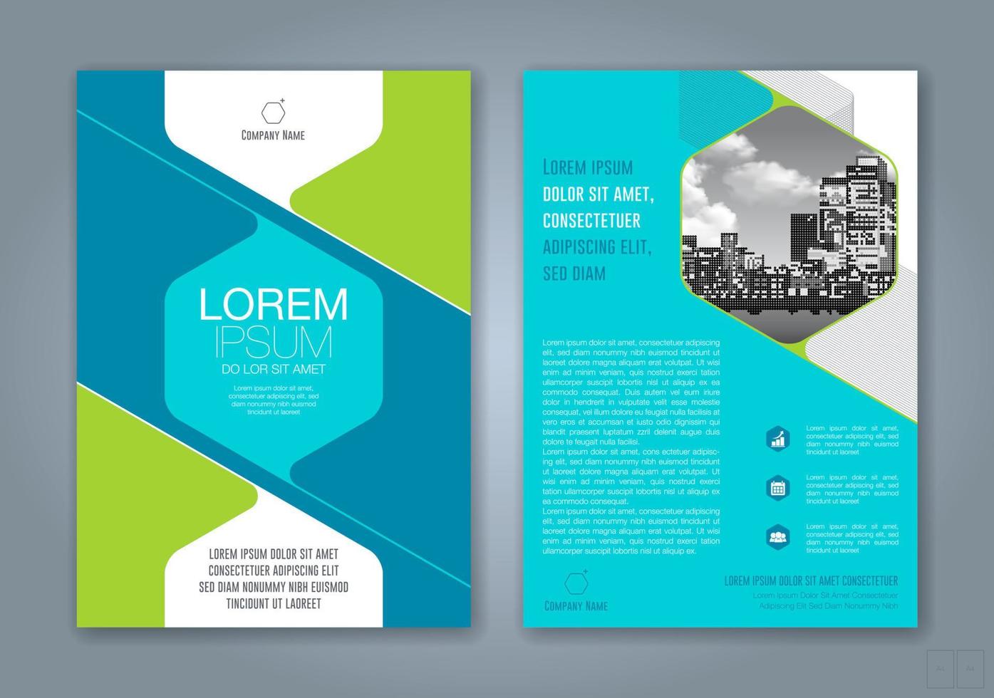 fondo de diseño de formas geométricas mínimas para informe anual de negocios portada de libro folleto folleto cartel vector