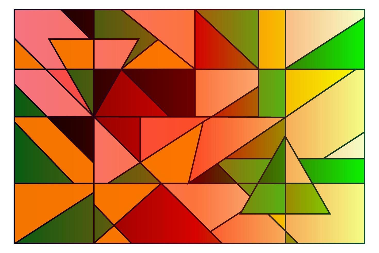 forma geométrica de fondo vectorial abstracto con estilo bauhaus vector