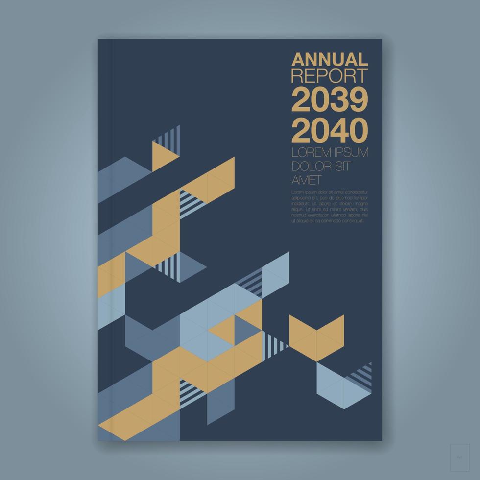 minimal geometric shapes design background for business annual report book cover brochure flyer poster vector