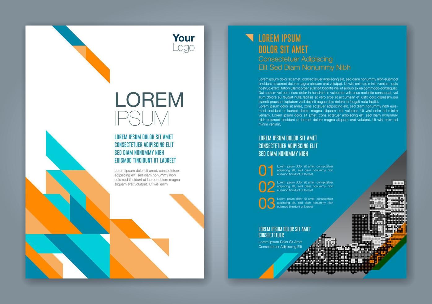 minimal geometric shapes design background for business annual report book cover brochure flyer poster vector