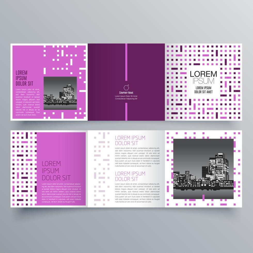 Brochure design 473 vector