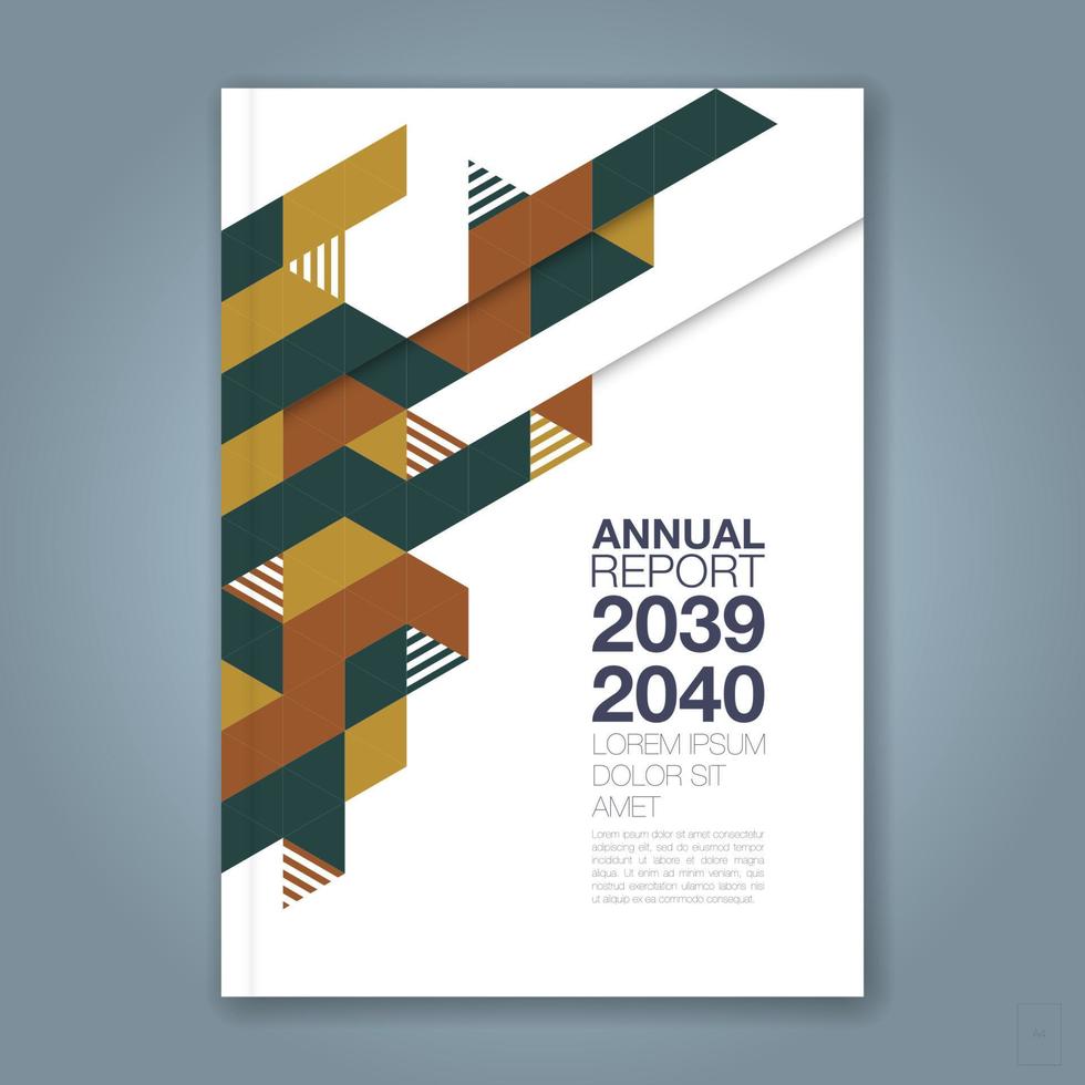 minimal geometric shapes design background for business annual report book cover brochure flyer poster vector