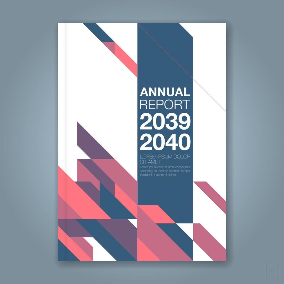 minimal geometric shapes design background for business annual report book cover brochure flyer poster vector
