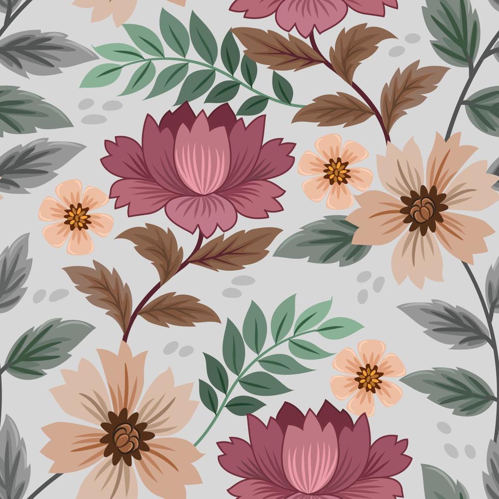 Beautiful Ornament floral seamless pattern. vector