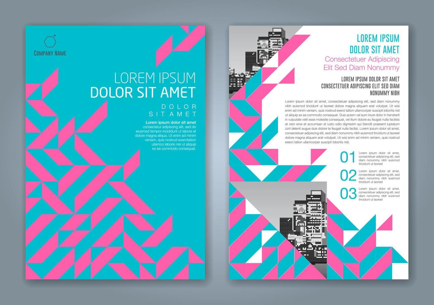 fondo de diseño de formas geométricas mínimas para informe anual de negocios portada de libro folleto folleto cartel vector