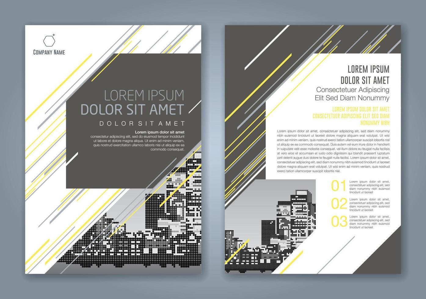 Abstract minimal geometric circle background for business annual report book cover brochure flyer poster vector
