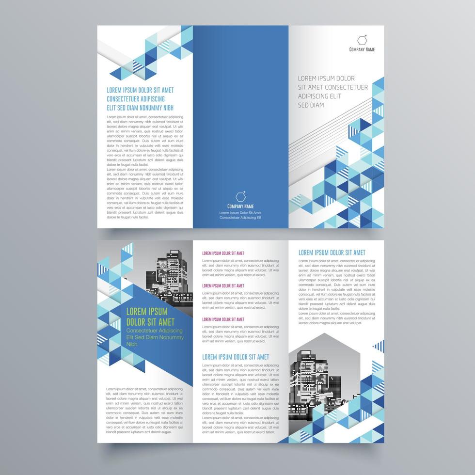 Brochure design 46 vector