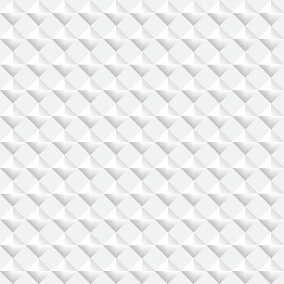 White geometric futuristic metal texture, seamless background vector