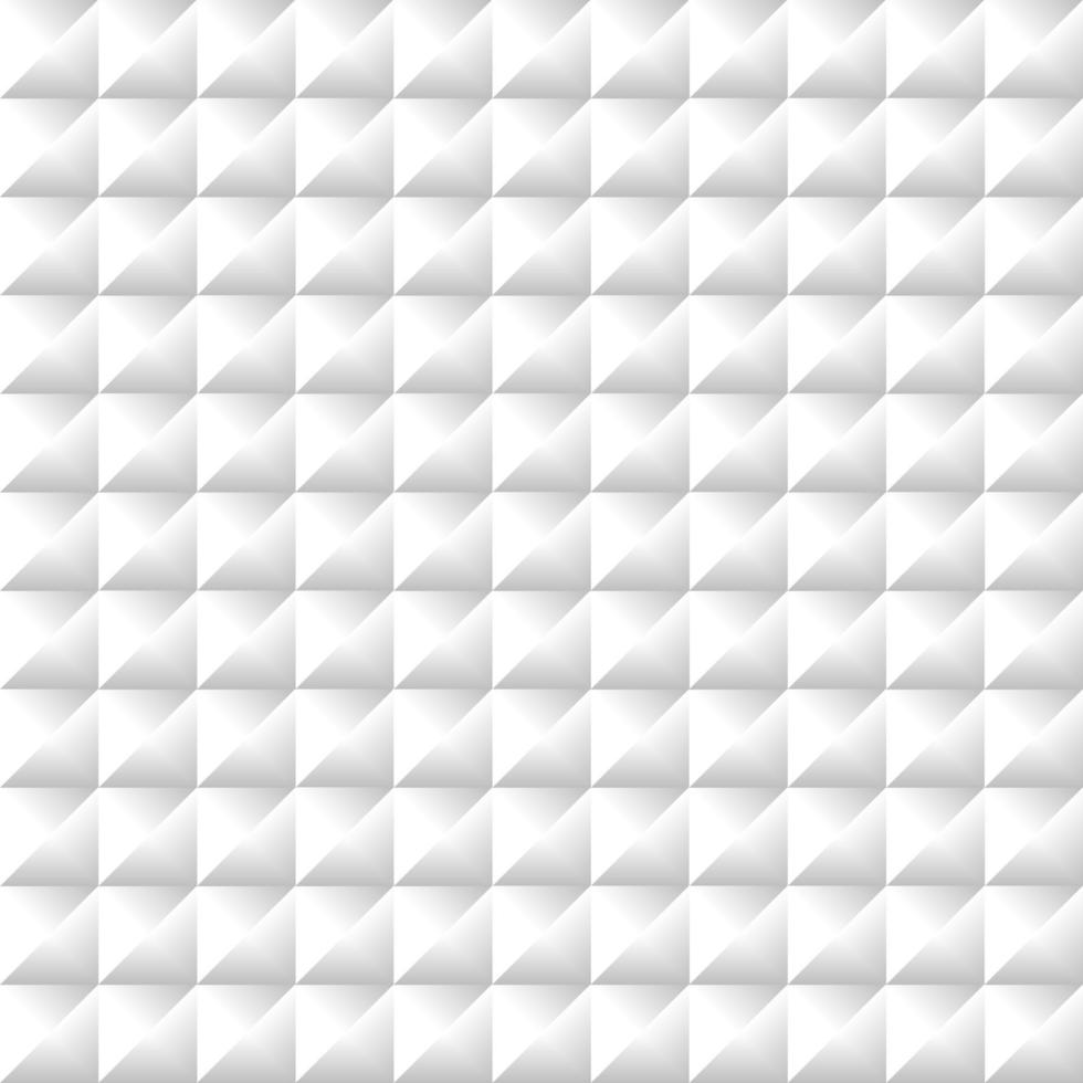 White geometric futuristic metal texture, seamless background vector